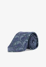 Kiton Ciro Paone Paisley Print Wool Tie Blue UCRVKQC06L1505ANTRACITE_Anthracite_29839390