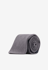 Kiton Ciro Paone Essential Wool Tie Gray UCRVKQK0127001GRIGIO MEDIO_GRIGIO MEDIO_29839751