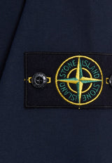 Stone Island Compass Patch Hooded Sweatshirt Blue K2S156100029S0A20V0020_Blue_29839561