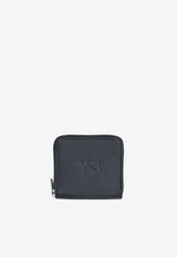 Y-3 Embossed Logo Zip-Around Wallet Black JD2895BLACK_Black_36145255
