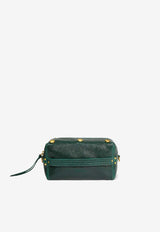 Jérôme Dreyfuss Lucky Case Leather Clutch Green 46LUCKCACH_Sapin