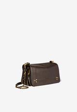 Jérôme Dreyfuss Bobi Leather Crossbody Bag Brown 46BOBIBU_Moka