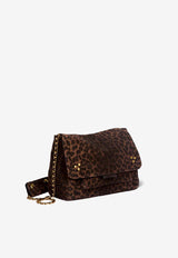 Jérôme Dreyfuss Medium Lulu Leopard Print Crossbody Bag Brown 42LULUMCR_Imprimé Léopard Naturel