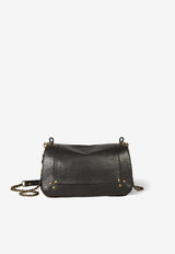 Jérôme Dreyfuss Bobi Leather Crossbody Bag Black 44BOBICH_Noir