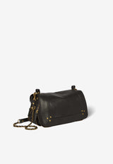 Jérôme Dreyfuss Bobi Leather Crossbody Bag Black 44BOBICH_Noir