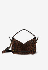 Jérôme Dreyfuss Small Pepito Leopard Print Crossbody Bag Brown 45PEPSCR_Imprimé Léopard Naturel