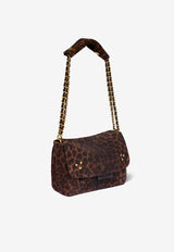 Jérôme Dreyfuss Small Lulu Leopard Print Crossbody Bag Brown 42LULUSCR_Imprimé Léopard Naturel