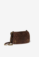 Jérôme Dreyfuss Bobi Leopard Print Crossbody Bag Brown 42BOBICR_Imprimé Léopard Naturel