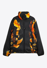 Y-3 AOP Printed Puffer Jacket Black KA2364MULTCOBLACK_MultiColour_36145250