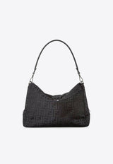 Fendi Large Lui FF Nylon Shoulder Bag Black 7VA667AVC6F0SAJ_NERO+RUT.UBL.SAT_29851347