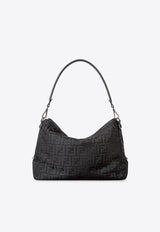 Fendi Large Lui FF Nylon Shoulder Bag Black 7VA667AVC6F0SAJ_NERO+RUT.UBL.SAT_29851347