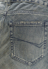 Balenciaga Godet Midi Denim Skirt Denim 852330TTW763394_BLUE_36201503