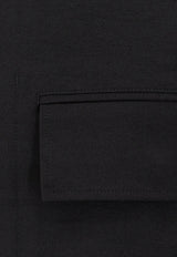 Y-3 Logo Print Cargo Overshirt Black JX7291BLACK_Black_36145236