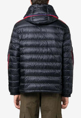 Moncler Agout Logo Patch Puffer Jacket Navy I10911A0001253279_776