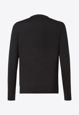 Fendi Embossed FF Ribbed Wool Sweater Black FZE035ATMOF0QA1_Black_29853009