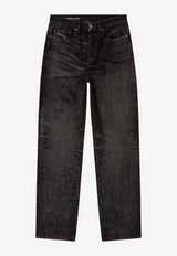 Diesel D-Macro Washed Straight-Leg Jeans Gray A21496007DB02_Grey_29839714