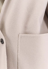 Paltò Filo Hooded Cardigan Cream 1PDFILODOU702_Black_35065979