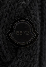 Moncler X EE72 by Edward Enninful Cable Knit Turtleneck Sweater Black K24038G0000289AYC999_Black_29848295