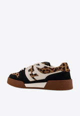 Fendi Match Leopard Print Low-Top Sneakers Multicolor 8E8625AY9GF1TO3_NAT.BROWN+NERO+GARZA_29854394
