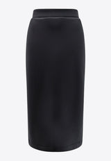 Moncler X EE72 by Edward Enninful Neoprene Pencil Skirt Black K24038H0000189A8K999_Black_29844436