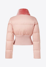 Fendi Cropped Puffer Jacket Pink FAN214AT8VF1T6N_BLUSH-25_29853296