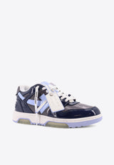 Off-White OOO Patent Leather Sneakers Multicolor OMIA189F25LEA00A0840_GREY MELANGE - LIGHT BLUE_29840687