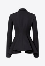 Fendi Peplum Wool Blazer Black FJ7644AJYFF0GME_Black_29850570