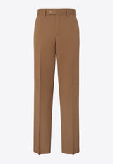 Fendi Essential Wool Pants Brown FB1089AU60F0QE1_Brown_29853067