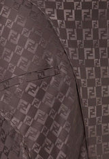 Fendi FF Jacquard Silk Skirt Brown FQ7688AUQGF1T6H_DARK BROWN-25_29850135