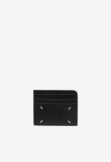 Maison Margiela Four-Stitch Leather Cardholder Black SA3VX0007P4455_T8013
