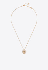 Valentino Coeur Royal Necklace Gold 7W0J0BA8VTIRG5_ORO/NERO/CRYSTAL_30005019