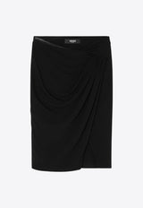 Versace Draped Crepe Jersey Skirt Black 10219891A144751B000_Black_30005092