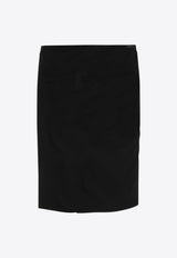 Versace Draped Crepe Jersey Skirt Black 10219891A144751B000_Black_30005092