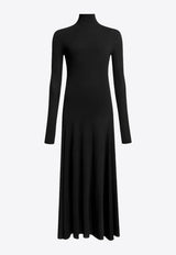 Alaïa Heart Cut-Out Maxi Dress Black AA9R2789J070B995_NOIR ALAIA_30005287