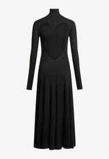 Alaïa Heart Cut-Out Maxi Dress Black AA9R2789J070B995_NOIR ALAIA_30005287