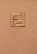 Fendi FF Embroidered Hoodie Brown FY1143ATL9F0QU5_Brown_29852838