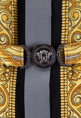 Versace Cheetah Foulard Print Mini Silk Shirt Dress Multicolor 10217711A162625E700_Light Grey+Elephant Grey_30005215