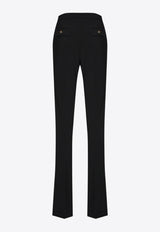Elisabetta Franchi Classic Flared Pants Black PA14157E2110_Black_29840987