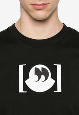 Moncler Overlapped Logo T-shirt Black K20918C0004589AJS_998