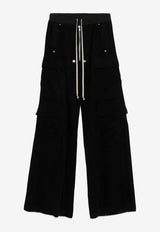 Rick Owens Cargobelas Corduroy Cargo Pants Black RU02E1339MLC9_09