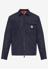 Moncler Vigeon Padded Shirt Jacket Navy K20911G0001559876_74S