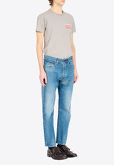 Maison Margiela Washed Straight-Leg Jeans Blue S50LA0241S30561_986