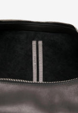 Rick Owens Gemini Leather Shoulder Bag Black RR02E1428LBU_09