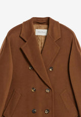 Max Mara Madame Double-Breasted Wool Coat Brown 2521018011600MADAME_010