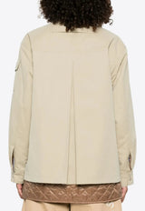 Moncler Felci Padded Shirt Jacket Beige K20931A00012598RT_204