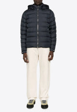 Moncler Arneb Hooded Short Down Jacket Navy K20911A00129549SK_779