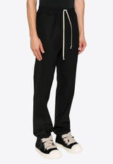 Rick Owens Elastic-Waistband Slim Pants Black RU02E1390ZL_09