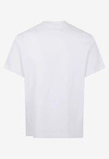 Moncler Script Logo Crewneck T-shirt White K20918C0001289AUG_00A