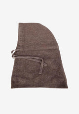 P.A.R.O.S.H Essential Wool Balaclava Brown D000543LACOON_024