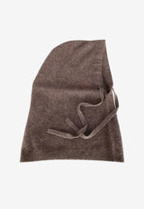 P.A.R.O.S.H Essential Wool Balaclava Brown D000543LACOON_024